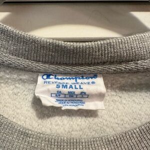 Champion Men's Crewneck Sweater in Gray